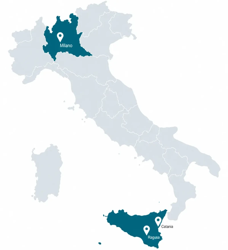 mappa italia sedi nexora